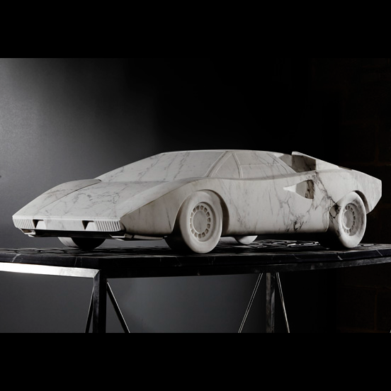 Bespoke Marble Commission Classic Sports Car Hand Made