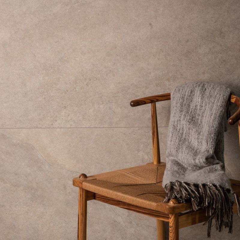 Anthos Desert | Structured Porcelain Limestone Effect Greige Floor Tile