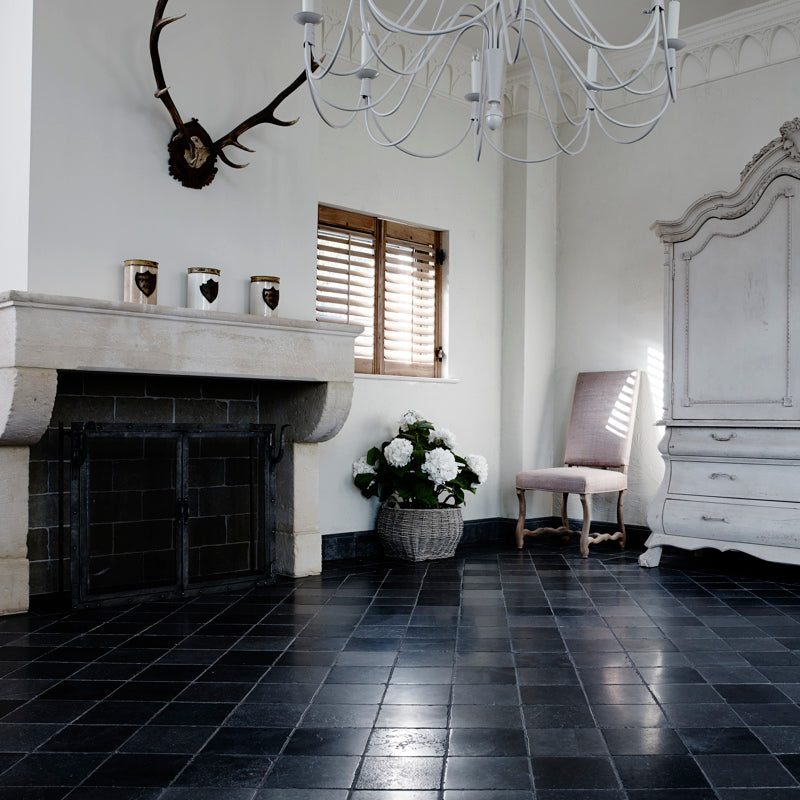 Belgian Mixed Distressed | Distressed Limestone Distressed Black Floor & Wall Tile