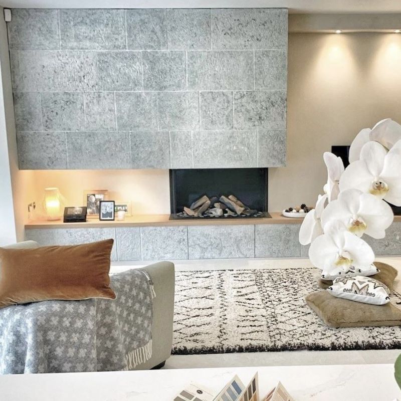 Biblical Dark Grey | Chiselled Limestone Distressed Grey Floor & Wall Tile