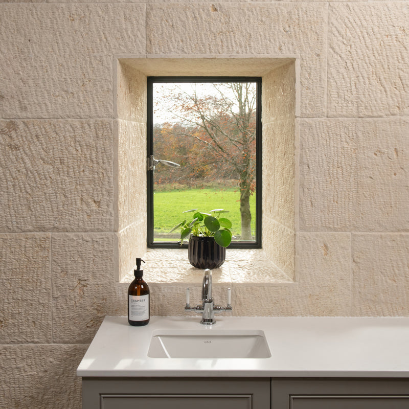 Biblical Ivory | Chiselled Limestone Distressed Ivory Floor & Wall Tile