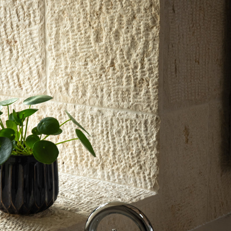 Biblical Ivory | Chiselled Limestone Distressed Ivory Floor & Wall Tile