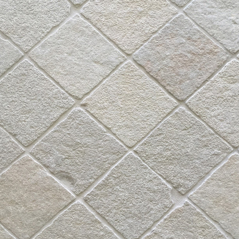 Bordeaux Argento Squares | Tumbled Limestone