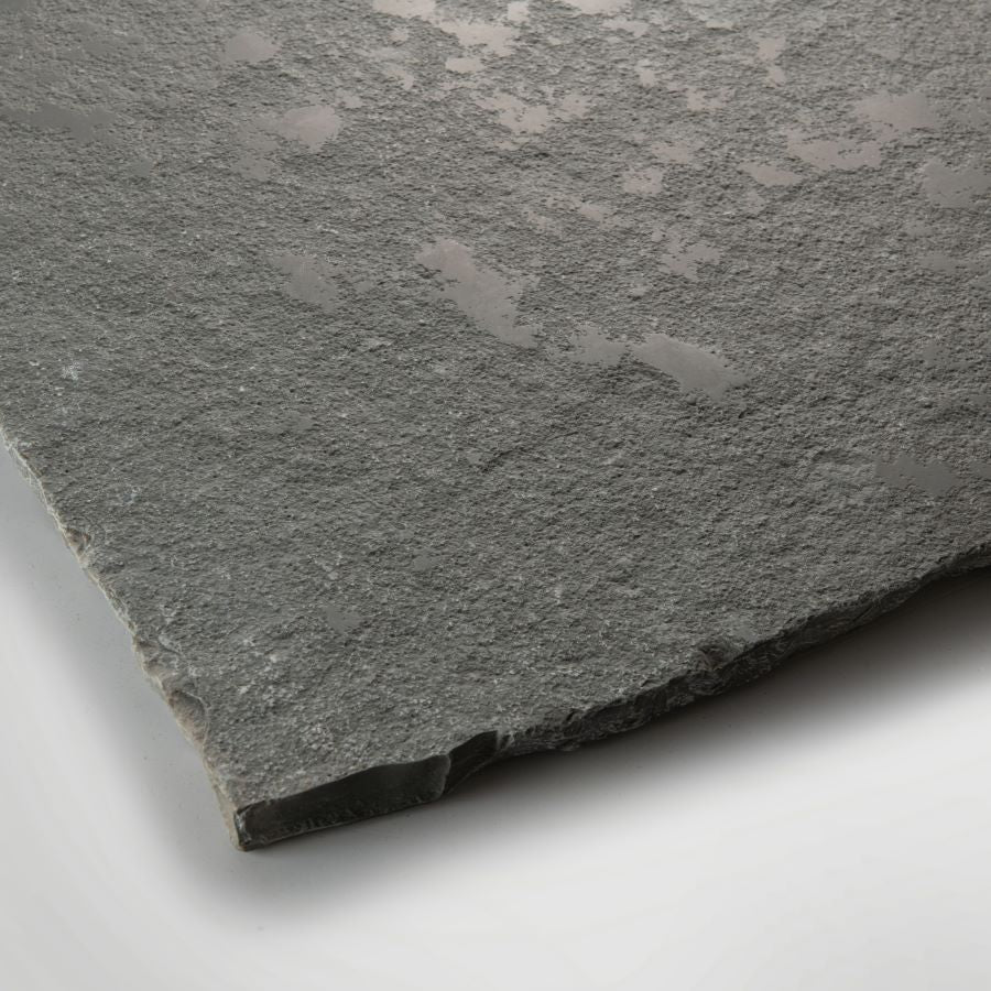 Bordeaux Blue Flagstone | Semi-honed Limestone Distressed Grey Floor Tile