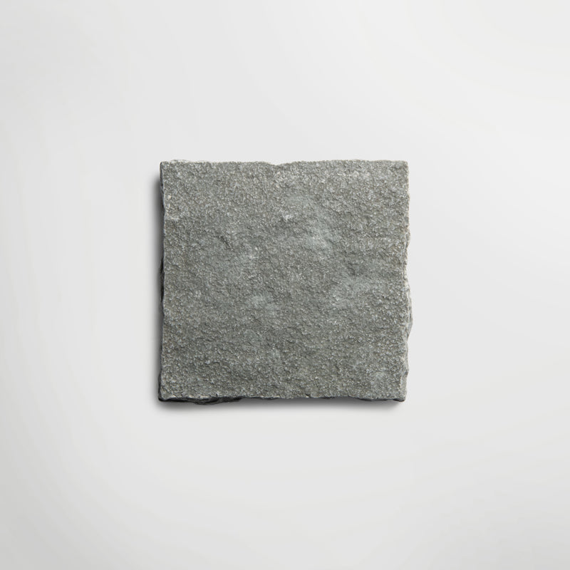 Bordeaux Blue Squares | Tumbled Limestone