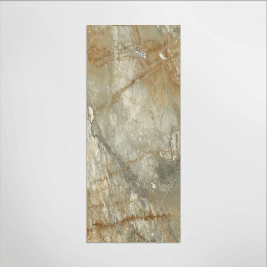 Breccia Van Gogh | Polished Porcelain Marble Effect White Floor & Wall Tile