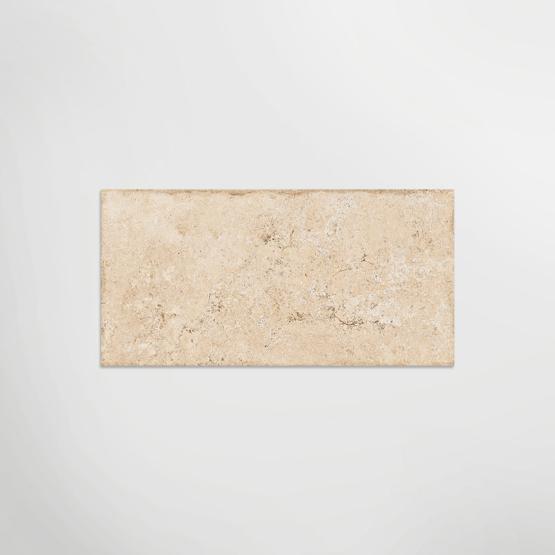 Chateaux Beige | Brushed Porcelain Limestone Effect Beige Floor Tile