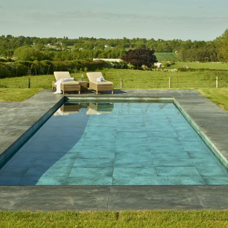 Elements Metal Mint | Matt Porcelain Metal Effect Green Floor & Wall Tile