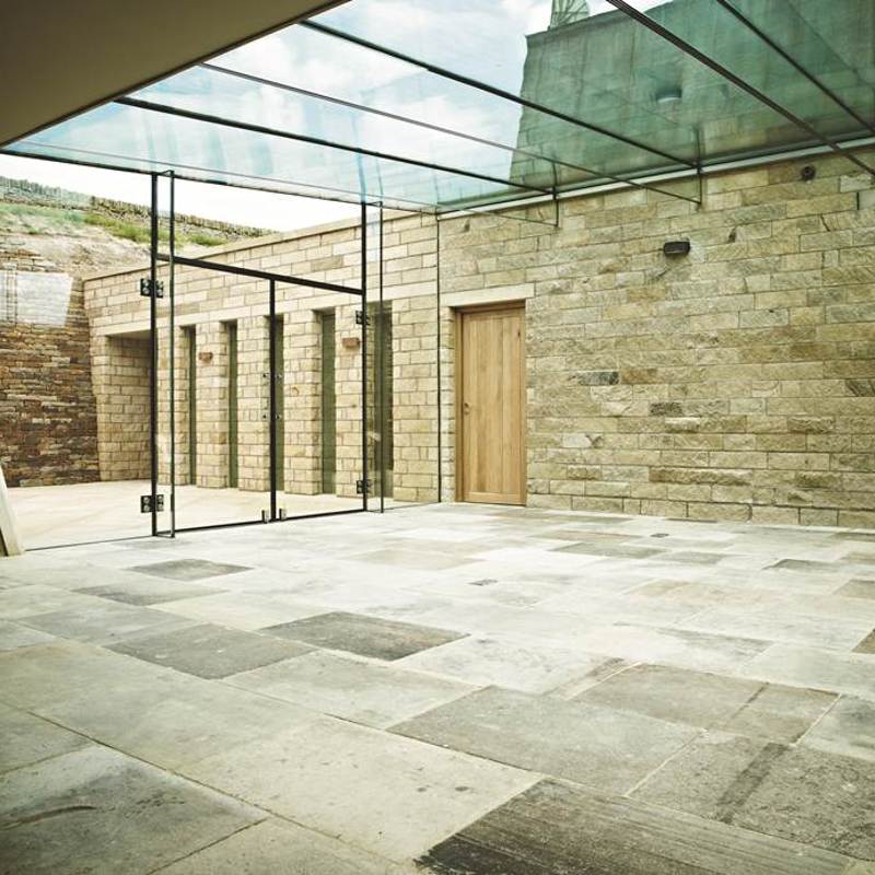 Genuine Antique Barr De Montpellier Limestone | Rustik Limestone Genuine Reclaimed Grey Floor Tile