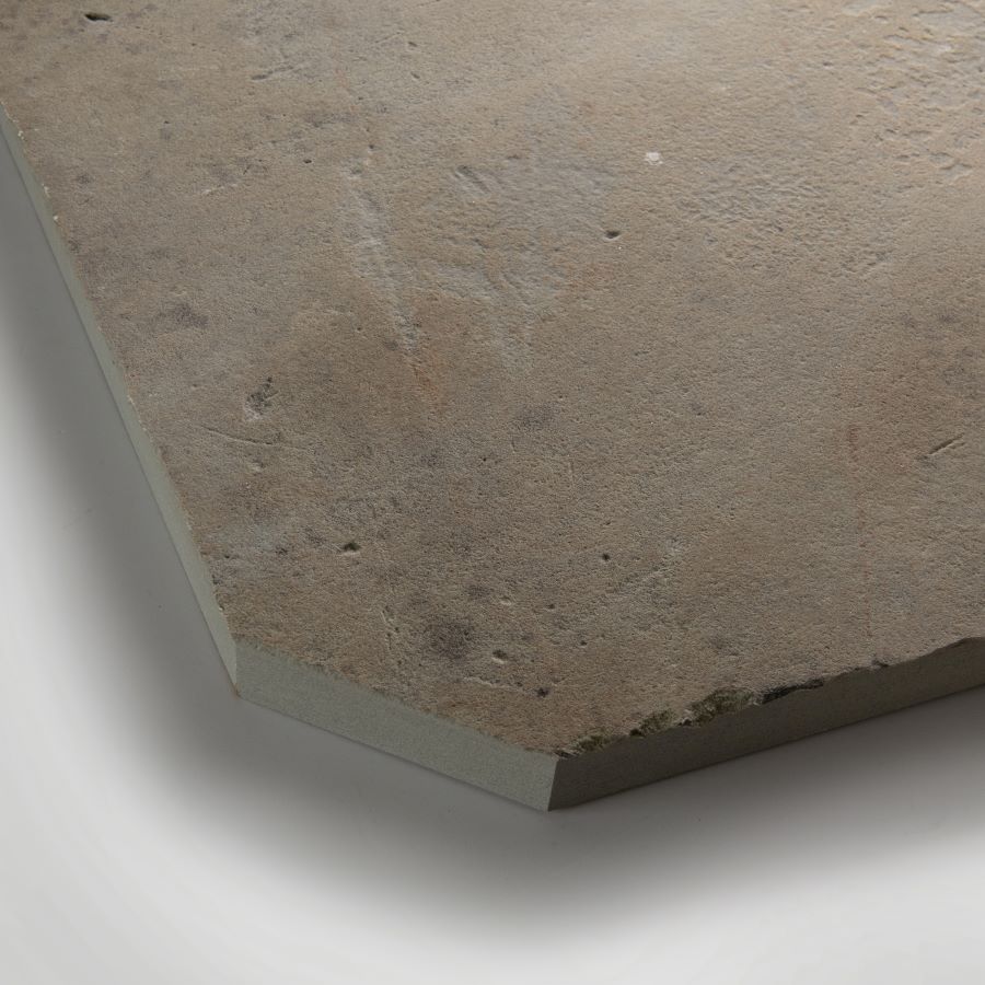 Genuine Antique English Reclaimed Octagon Sandstone Flagstone