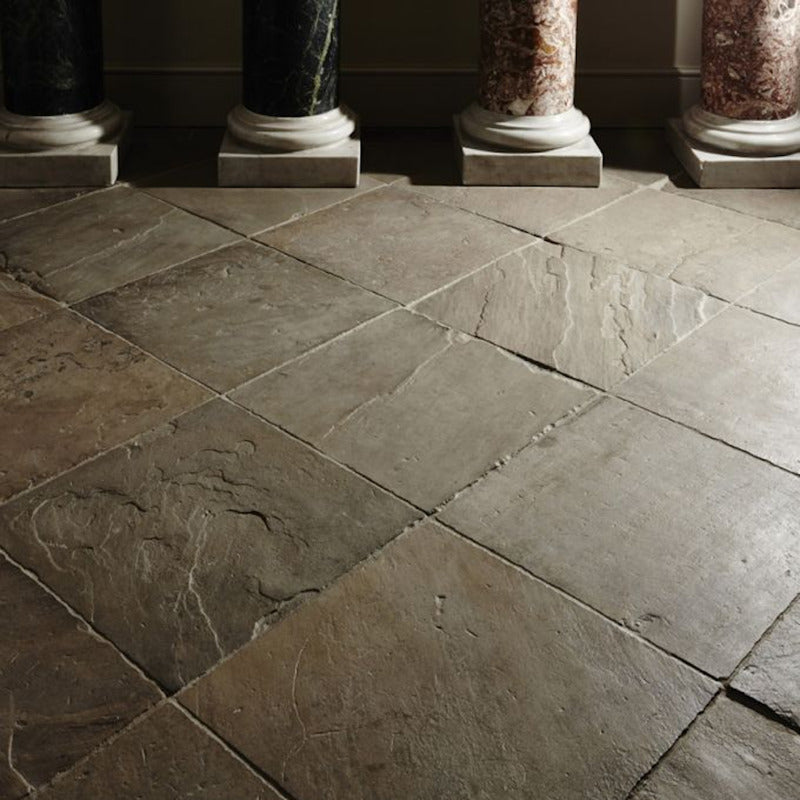 Genuine Antique English Reclaimed Sandstone Square