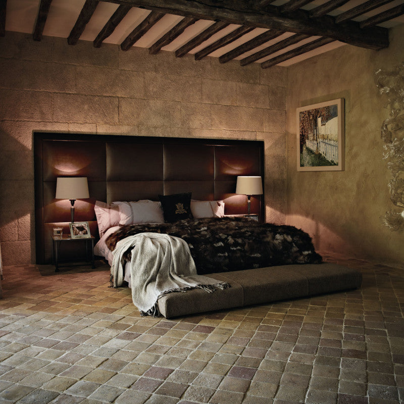 Genuine Antique Lyon Terracotta Rustic  Reclaimed Floor Tiles