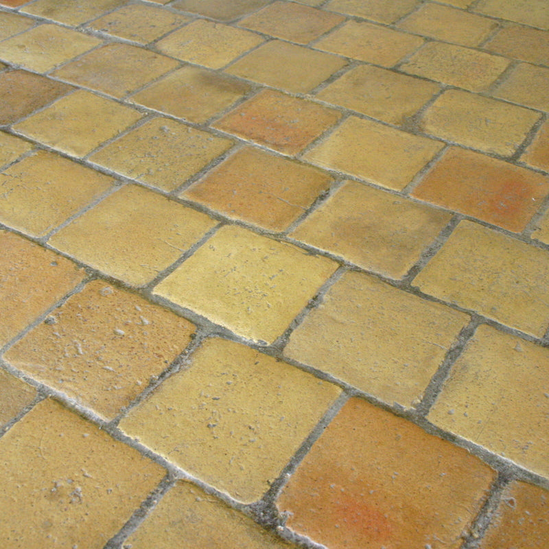 Genuine Antique Lyon Terracotta | Rustik Terracotta Genuine Reclaimed Beige Floor Tile