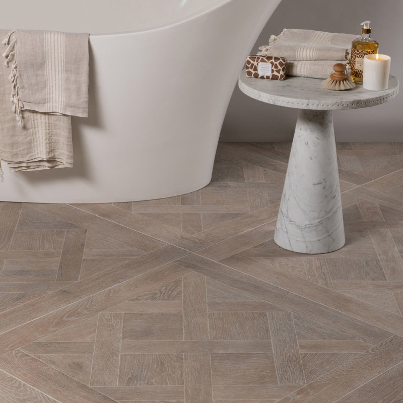 Kingswood Versailles Taupe | Natural Porcelain Wood Effect Greige Floor & Wall Tile