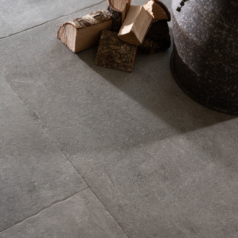 Montpellier Grey | Natural Porcelain Limestone Effect Grey Floor & Wall Tile
