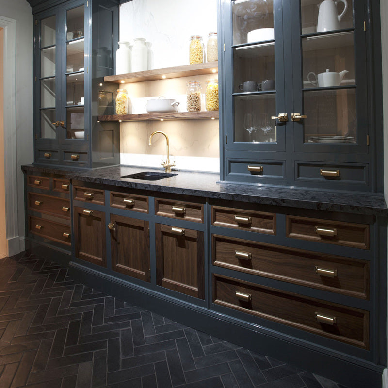 Nero Parquet | Distressed Limestone Distressed Black Floor & Wall Tile
