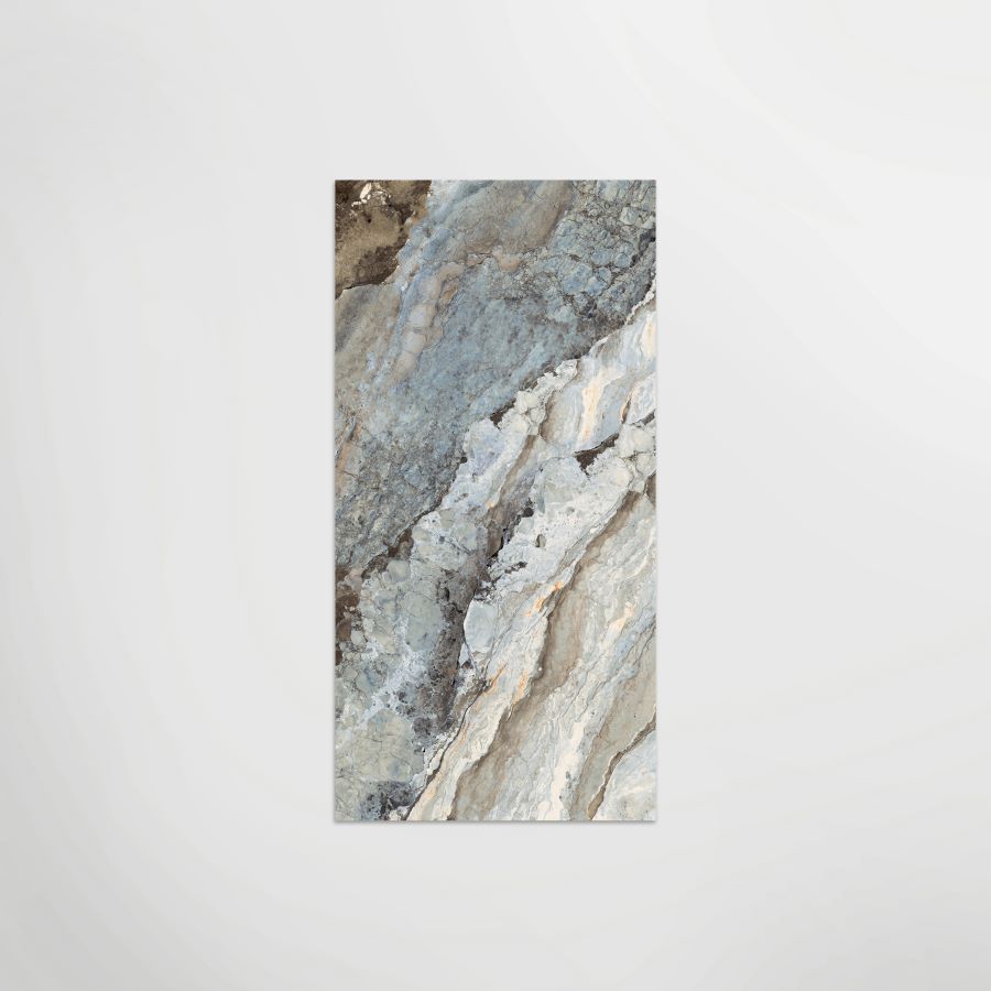 Ocean Marble Blue | Matt Porcelain Marble Effect Blue Floor & Wall Tile