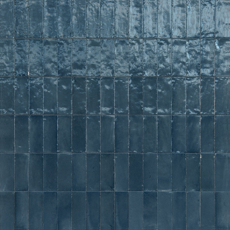 Qualis Rice Blue - Glazed Porcelain