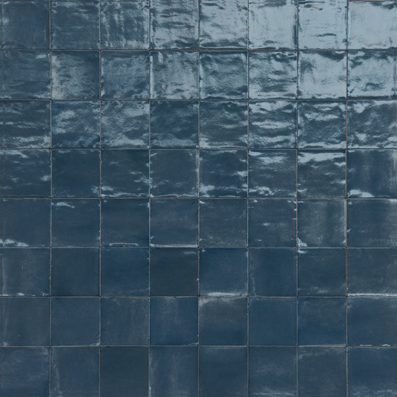 Qualis Rice Blue - Glazed Porcelain