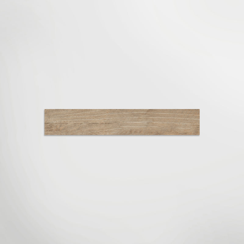 Saint Wood Almond | Matt Porcelain Wood Effect Cream Floor & Wall Tile