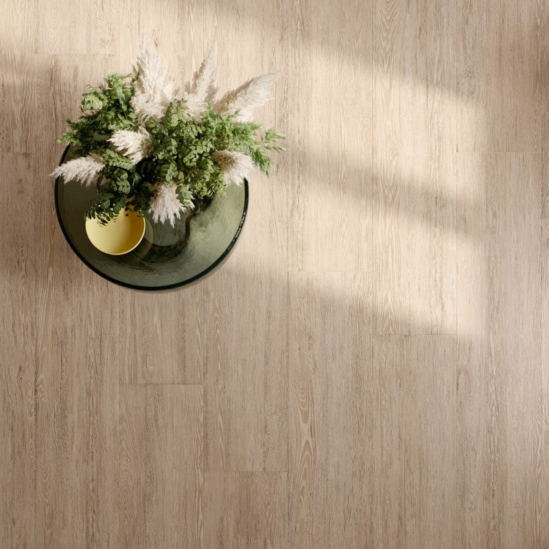 Saint Wood Almond | Matt Porcelain Wood Effect Cream Floor & Wall Tile