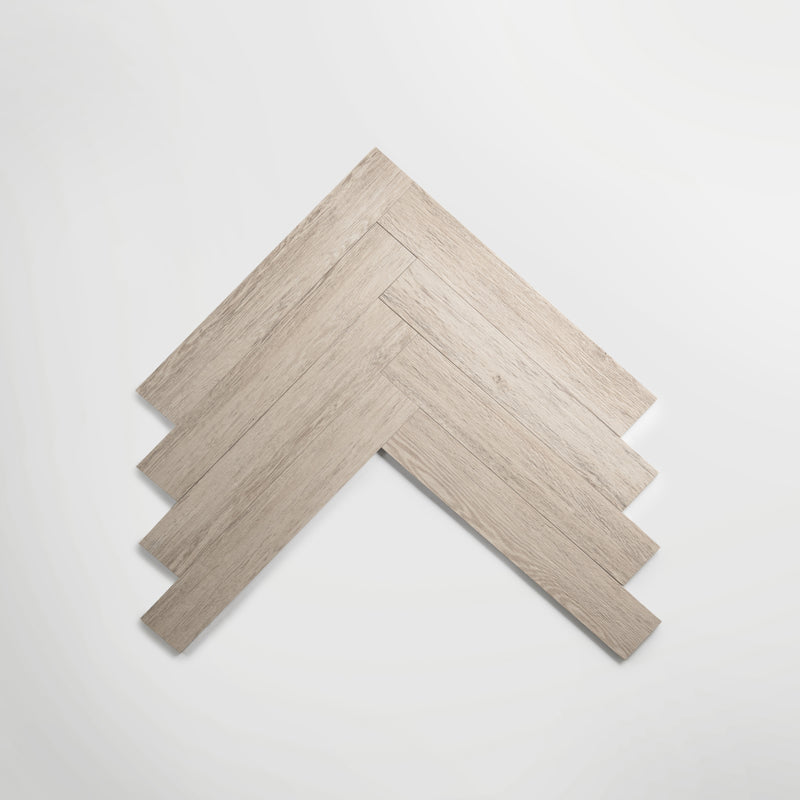 Saint Wood Almond | Matt Porcelain Wood Effect Cream Floor & Wall Tile
