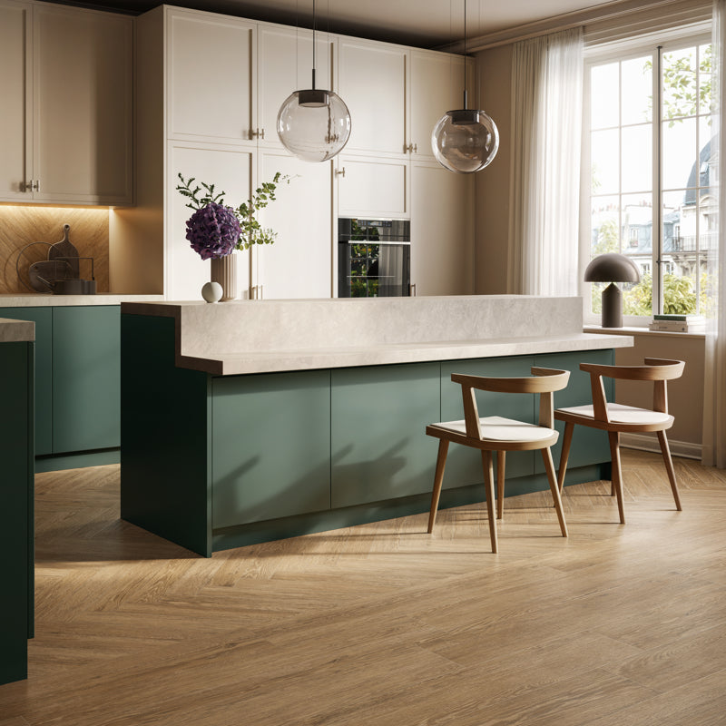 Saint Wood Caramel | Matt Porcelain Wood Effect Brown Floor & Wall Tile
