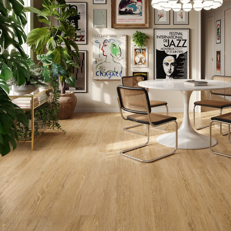 Saint Wood Natural | Matt Porcelain Wood Effect Beige Floor & Wall Tile