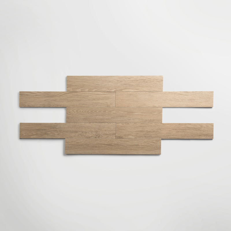 Saint Wood Natural | Matt Porcelain Wood Effect Beige Floor & Wall Tile