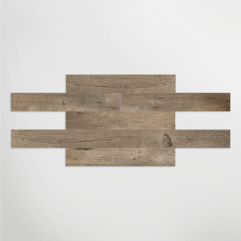 Saint Wood Rustic Brown | Matt Porcelain Wood Effect Brown Floor & Wall Tile