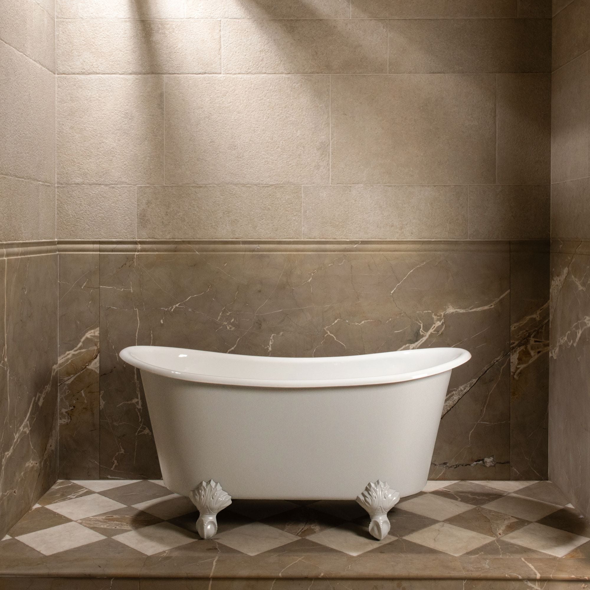 St Vincent Marble Slab - Grey Brown Marble With White Veining