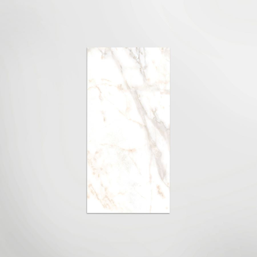 Style2 Calacatta Gold Az | Polished Porcelain Marble Effect White Floor Tile