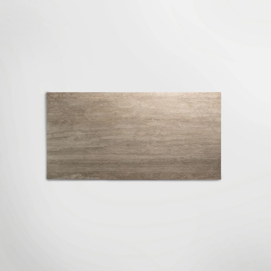 Tivoli Ribcut Beige | Silk Porcelain Travertine Effect Beige Floor Tile