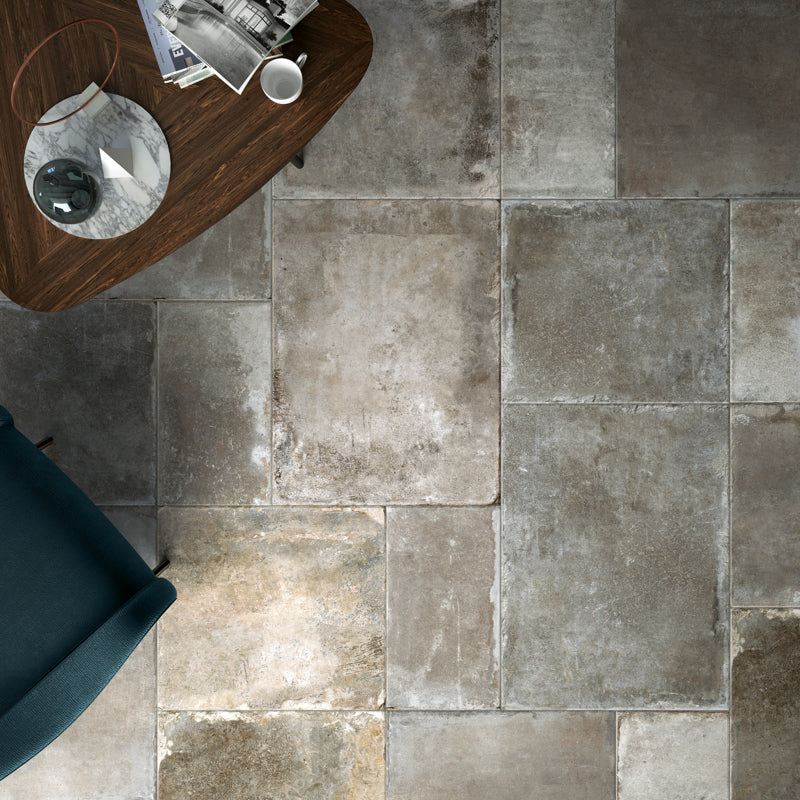 Villasse Ash | Natural Porcelain Limestone Effect Grey Floor & Wall Tile