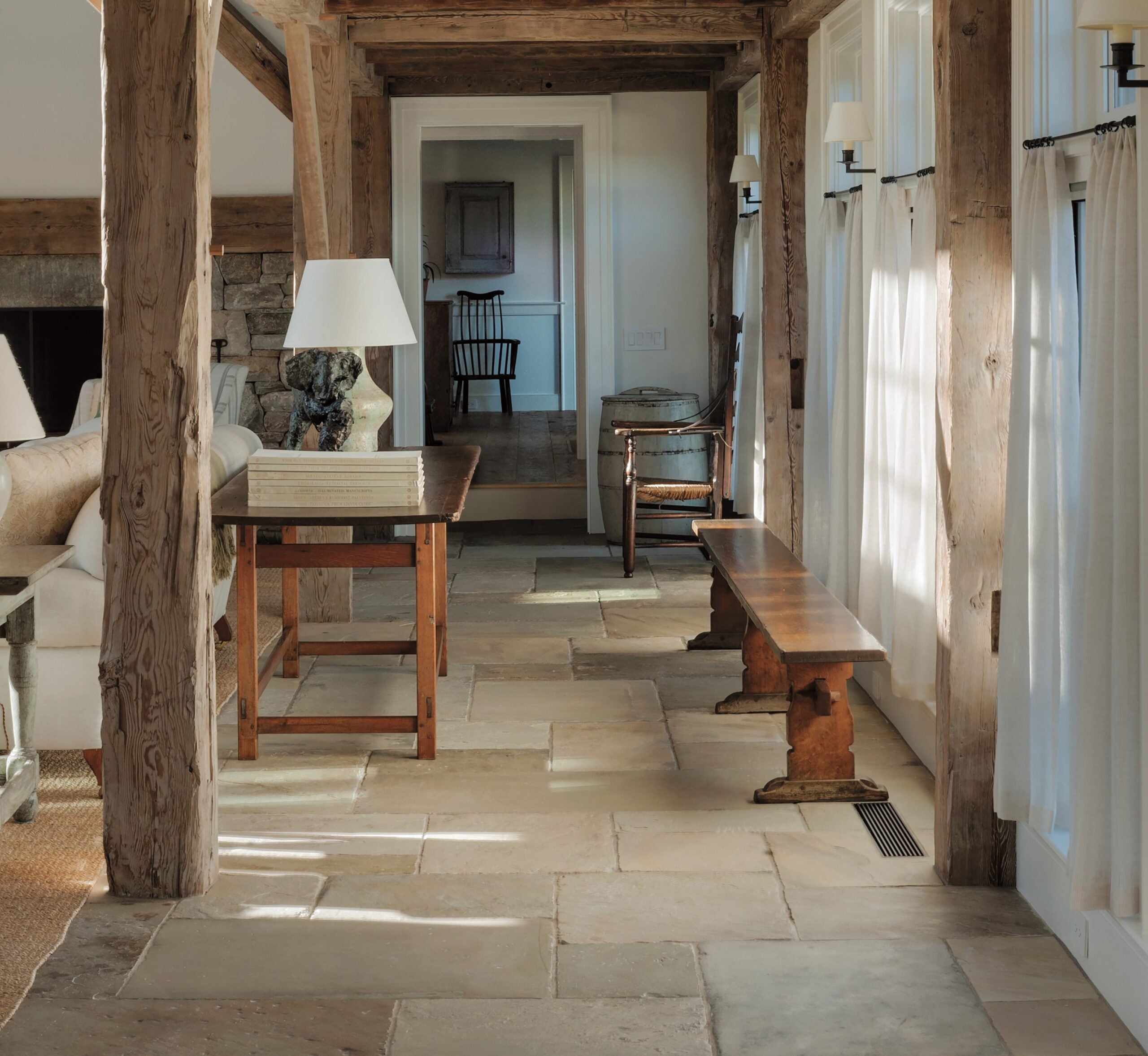 Traditional Reclaimed Stone Flooring