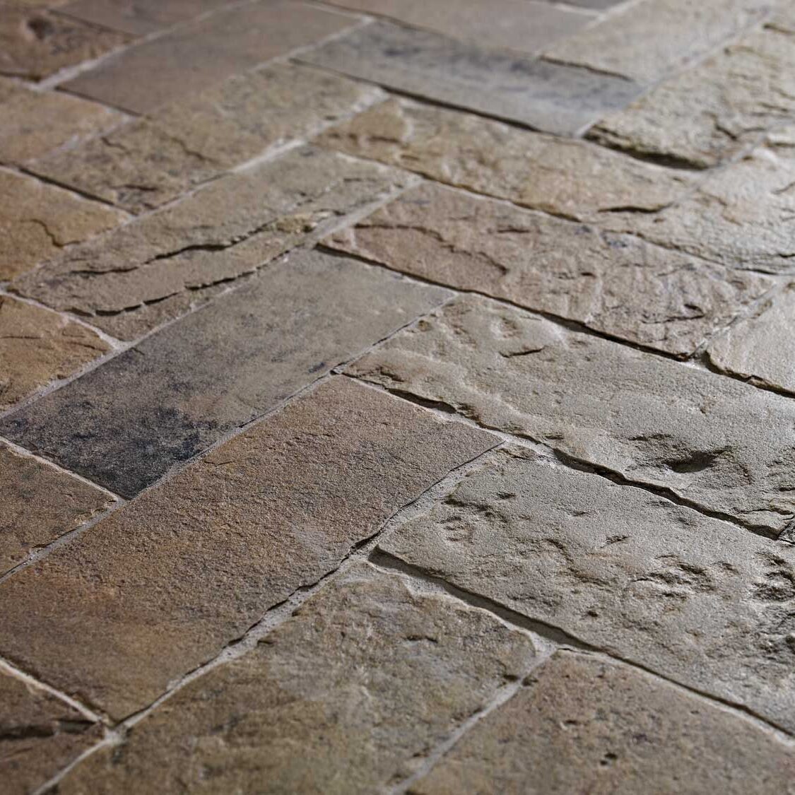 Sustainable Reclaimed Stone Flooring - Reverse Facing