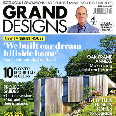 Grand Designs October 2017 – Silver Mirror Porcelain & English Reclaimed Sandstone Tiles