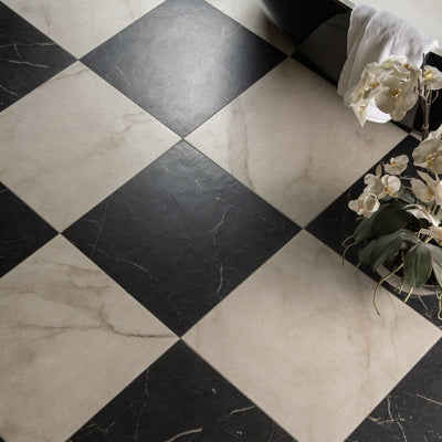Classic and Contemporary Chequered Floor Tiles