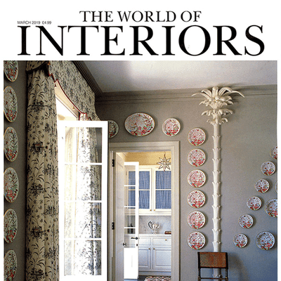 The World of Interiors March 2019 – Carrara Large Round Refectory Table