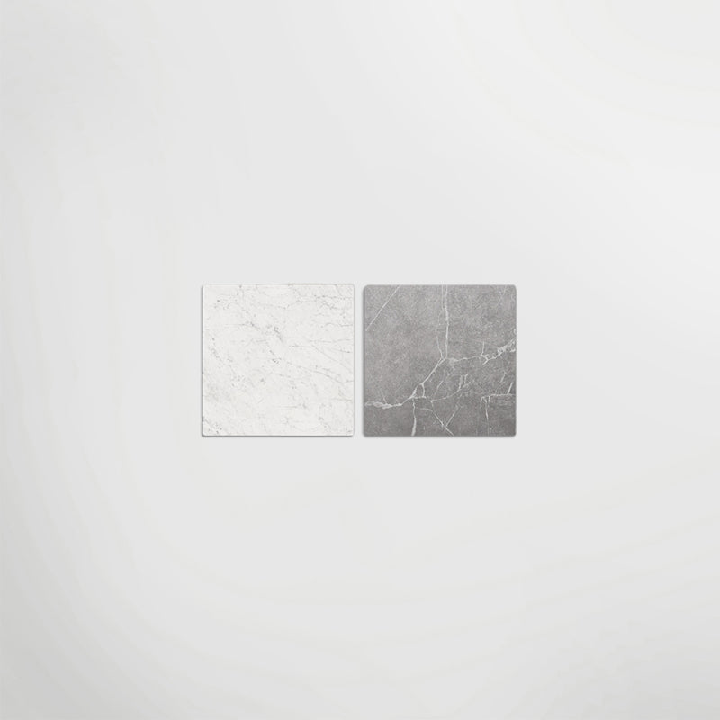 Antique Marble Grigio And Carrara Chequer - Marble Effect Porcelain