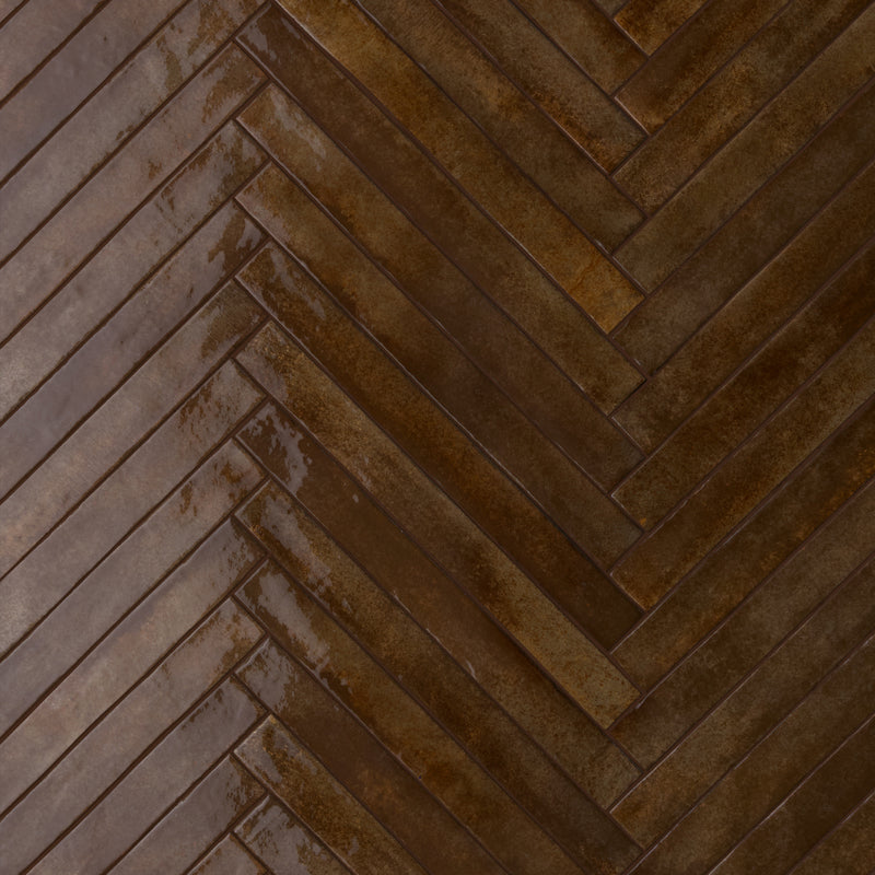 Brown Decorative 450mm X 48mm Porcelain Tiles