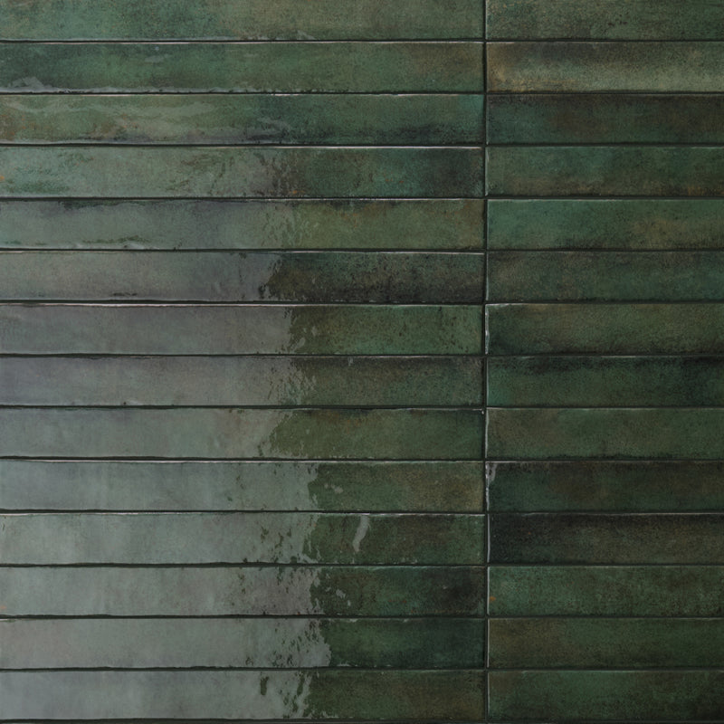 Green Decorative 450mm X 48mm Porcelain Tiles