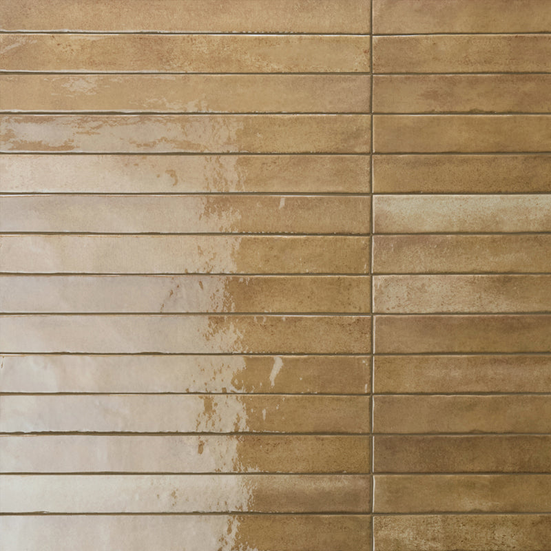 Yellow Decorative 450mm X 48mm Porcelain Tiles
