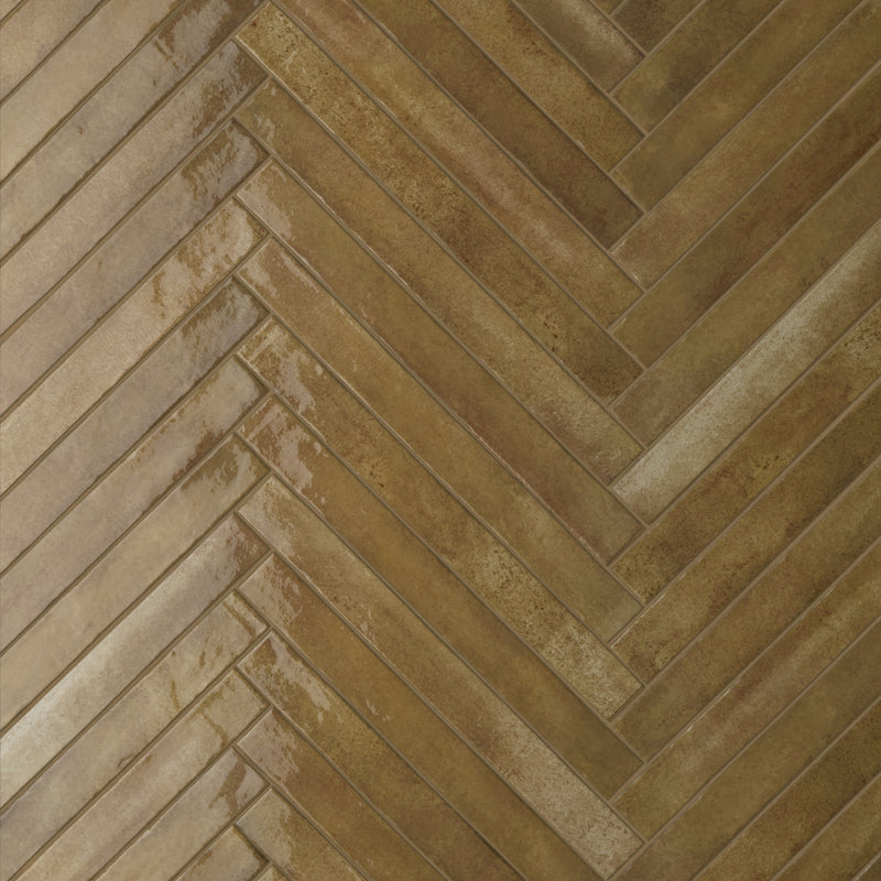 Yellow Decorative 450mm X 48mm Porcelain Tiles