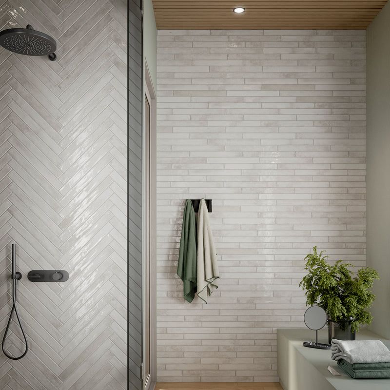 Ivory Decorative 450mm X 48mm Porcelain Tiles