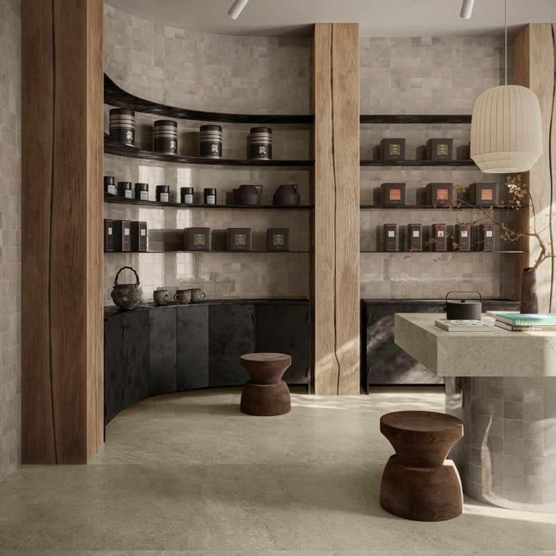 Bergen Sand - Limestone Effect Porcelain