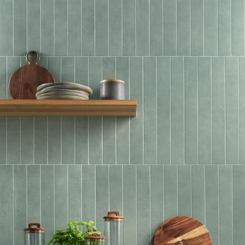 Green Decorative Metro Brick Zelige Style Tiles
