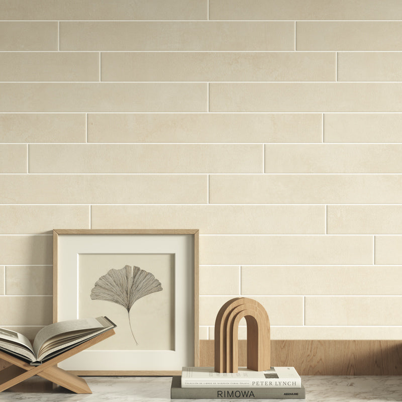 Cream Beige Metro Style Brick Tiles
