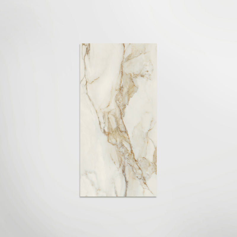 Calacatta Versilia Marble Effect Porcelain Tiles - Cream Tiles