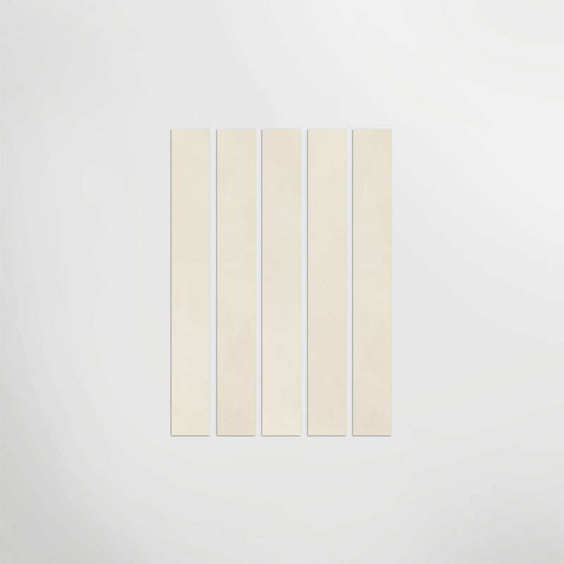 Long Thin White Brick Metro Decorative Porcelain Tiles